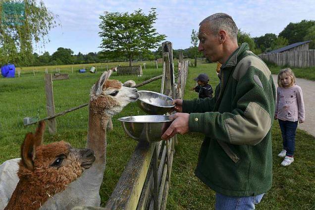 Le Mans. Des fermiers en herbe l Arche de la nature Le Mans