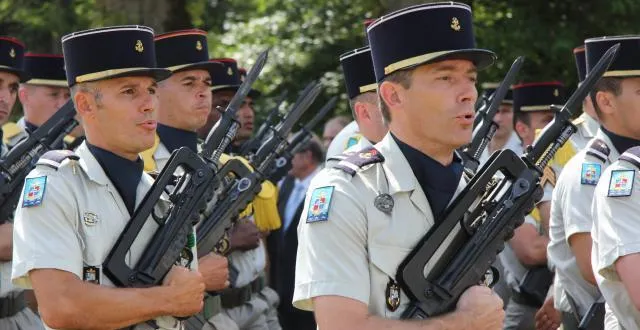 photo le 2e rima, unité d'élite de l'armée française, est le régiment de la sarthe, sous les couleurs des troupes de marine. &copy; ouest-france