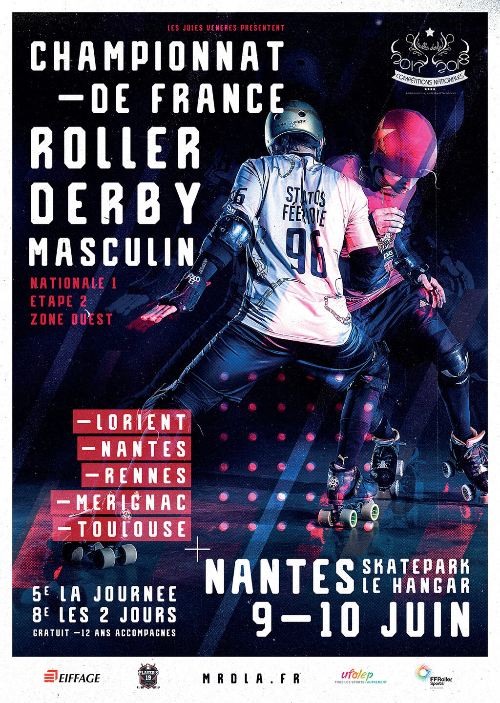 Championnat de France de Roller Derby Masculin - N1 - Skatepark le ...
