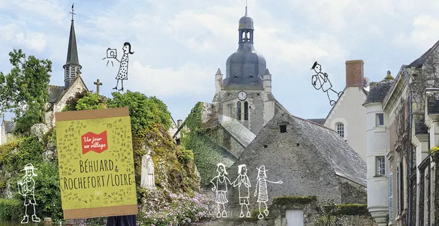 photo box un jour un village béhuard / rochefort-sur-loire