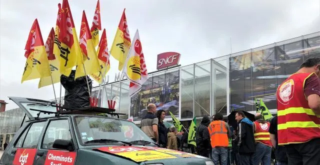photo le mardi 12 juin sonnait le 29e jour de mobilisation des cheminots. &copy; ouest-france