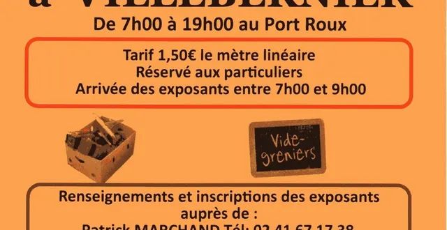 photo vide grenier de l 'esvv le 8 juillet 2018