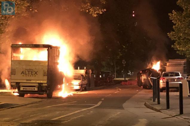 Nantes. Des voitures en feu Malakoff apr s la mort d un jeune au