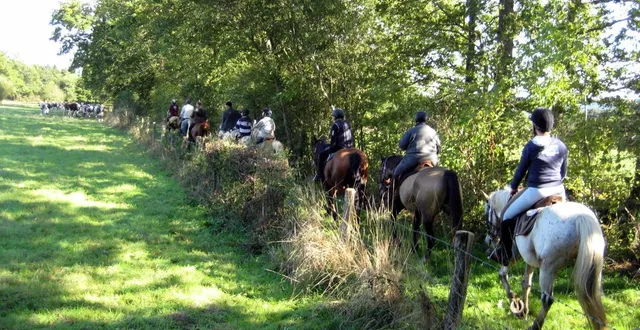 photo balade à cheval accompagnée