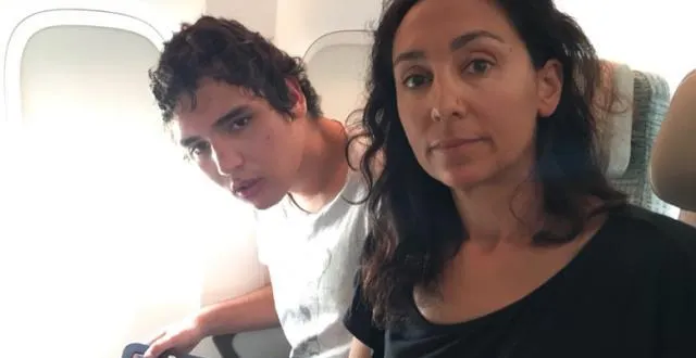 photo elias et isabelle kumar ont été expulsés de leur vol, avant le décollage, à dubaï. &copy; photo : courtoisie isabelle kumar