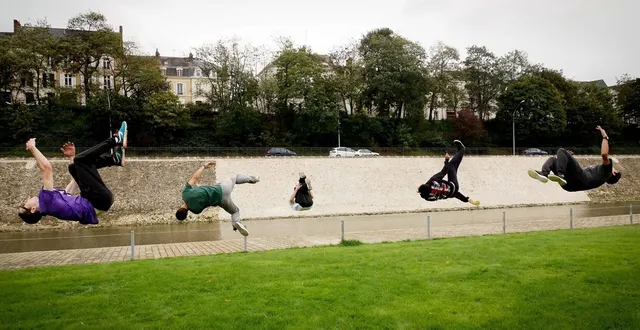 photo la twist team, la seule association de parkour de sarthe