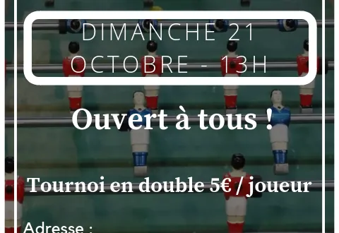 photo tournoi babyfoot mans