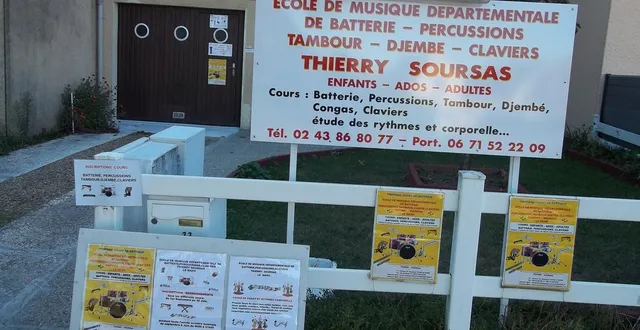 photo trouvez une école de batterie le mans