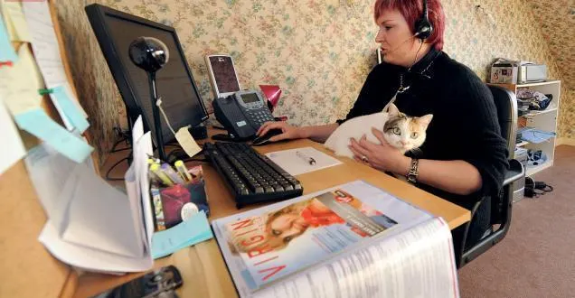 photo le français veulent avoir la possibilité de travailler chez soi &copy; photo afp
