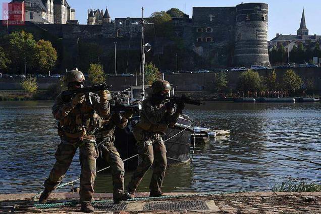 REPORTAGE. Les armées françaises se nourrissent près d'Angers