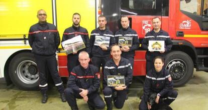 Le calendrier des pompiers de Guingamp sera distribué directement dans les  boîtes aux lettres