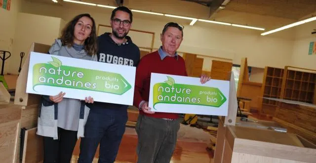 photo angélique couquiaud et florian dauphin feront partie de l’équipe nature andaines d’argentan. françois durand (à droite) est le responsable des sites de la ferté-macé et d’argentan. &copy; dr