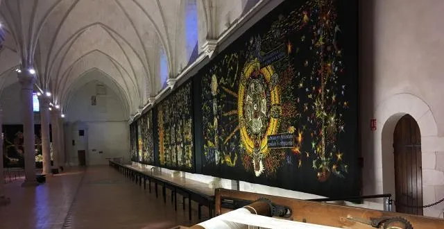 photo l’œuvre inachevée de jean lurçat, le chant du monde, fait écho à la tenture de l’apocalypse, exposée au château d’angers. &copy; dr