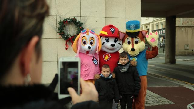 Mascotte de Marshall, de Pat Patrouille le dalmatien pompier