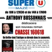 photo anthony bussonnais en dédicace au super u de mazé