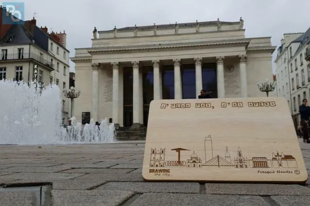 Nantes. Idée cadeau : une planche pour l'apéro à l'effigie de Nantes