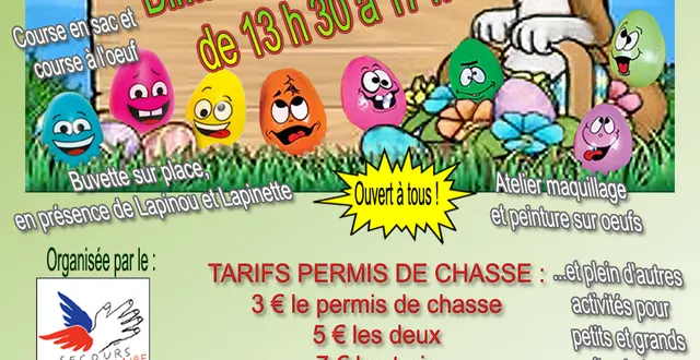 photo allonnes : chasse aux oeufs dimanche 14 avril 2019