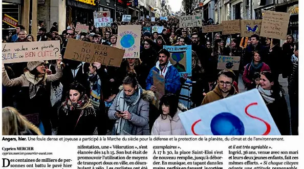 photo angers mobilise pour le climat