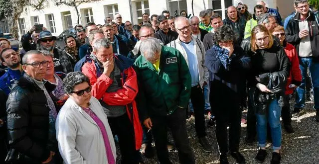 photo la consternation hier parmi les 580 salariés de l'usine de papier de bessé-sur-braye. &copy; franck dubray, ouest-france
