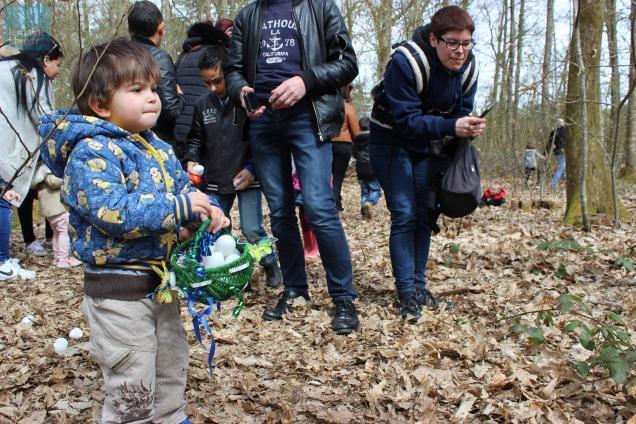 Le Mans. la chasse aux ufs l Arche de la nature Le Mans