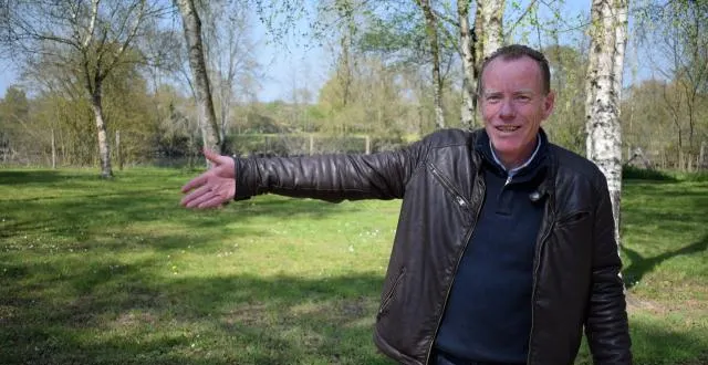 photo laurent maroleau va ouvrir une guinguette sur le terrain de l’ancien camping de thorée-les-pins, au bord du loir. &copy; ouest-france