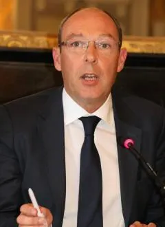 photo emmanuel darcissac, maire d’alençon, annonce qu’il soutient la république en marche aux élections européennes.. &copy; archives