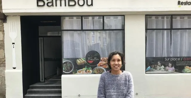 photo dans son nouveau restaurant, karaked leclerc cuisinera les mets de son pays natal, la thaïlande. &copy; ouest-france