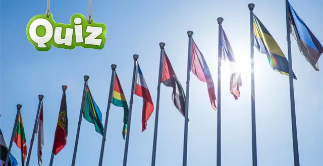 photo quiz géographie. les drapeaux européens