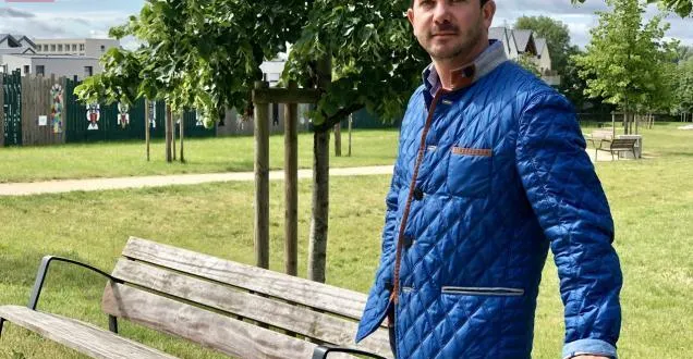 photo angers, parc bocquel, 13 juin 2019. une partie de cet espace vert (au fond) est réservée pour la construction d’une résidence. aurélien plissonneau et une partie des habitants demandent l’annulation du projet qui s’inscrit dans l’aménagement global du plateau des capucins. &copy; photo co – anthony pasco