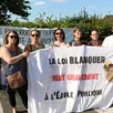 photo le lion-d’angers. toujours contre la loi blanquer