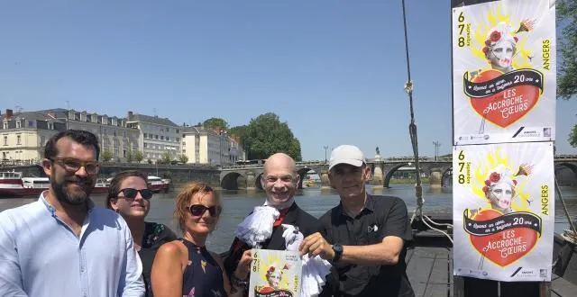 photo l’équipe organisatrice des accroche-cœurs a dévoilé une partie du programme des vingt ans du festival. &copy; ouest-france