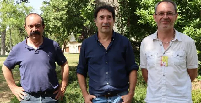 photo de gauche à droite : philippe martinez, xavier dupeyroux, et pascal bouvier. &copy; ouest-france