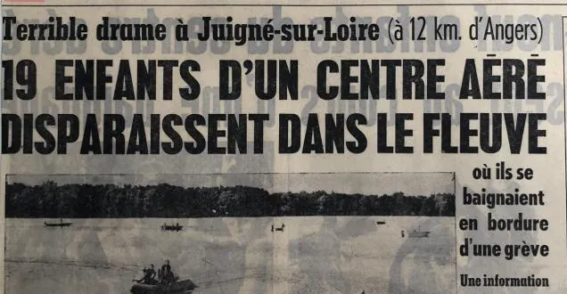 photo la une du courrier de l’ouest du samedi 19 juillet 1969 était évidemment consacrée au drame. &copy; co