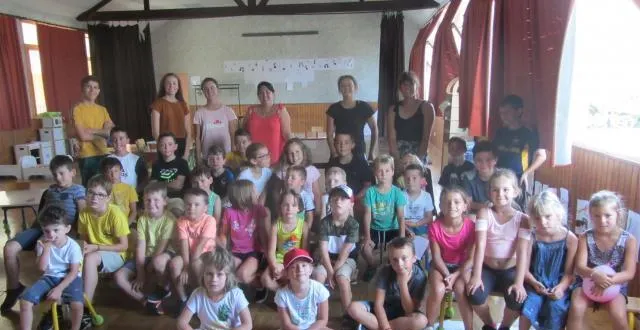 photo malgré la canicule, les animateurs ont su occuper les enfants. &copy; ouest-france