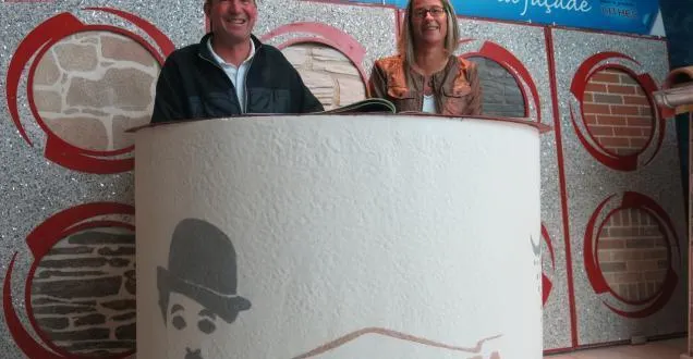 photo saint-porchaire, sorefa, mardi 8 octobre, le matin. bertrand et magalie loiseau, gérants à la tête de sorefa. &copy; co - dominique cadu