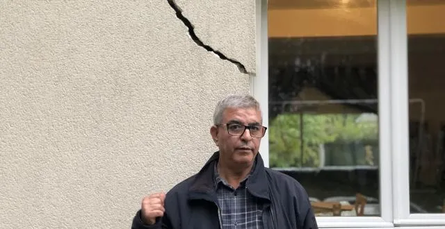 photo mohamed benyahia a eu le malheur de voir apparaître sur sa maison, à neuville-sur-sarthe, des fissures qui font plusieurs centimètres. &copy; ouest france