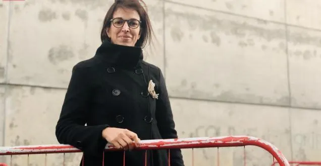 photo angers. la fresque saint-laud, c’est elle