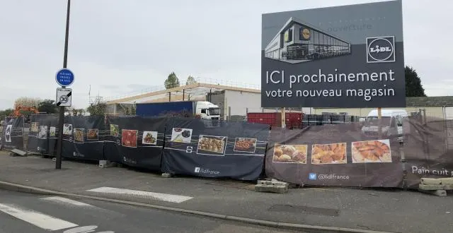 photo lidl quitte allonnes pour s’installer route d’allonnes, au mans, dans les locaux de l’ancienne concession volkswagen. il ouvrira en janvier 2020. &copy; ouest-france