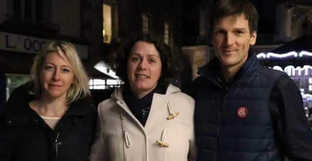 photo amélie acket, sophie douvry et jean-louis galodé. &copy; ouest-france