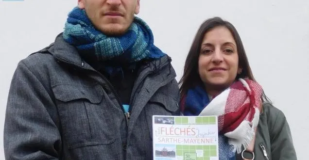photo brûlon. ses grilles de mots fléchés quadrillent la sarthe
