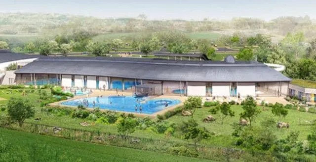 photo le futur centre aquatique alencéa. &copy; crédit cabinet octant architecture