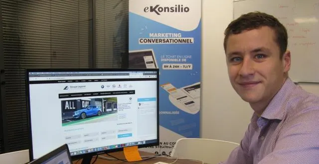 photo guillaume legrand a travaillé en concession automobile avant de fonder sa société ekonsilio, au mans, en 2016.  &copy; ouest-france