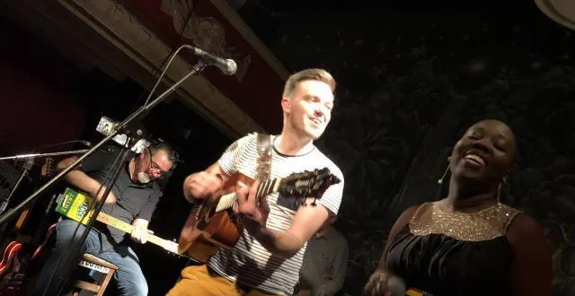 photo benjamin piat, lors de son concert au boléro en avril 2018, pour le lancement de son nouvel album « frenchy » et le début d’une tournée à travers le monde. &copy; archives ouest-france