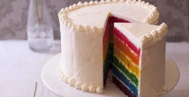 photo rainbow cake (layer cake arc-en-ciel), par ôdélices &copy; marie-laure tombini