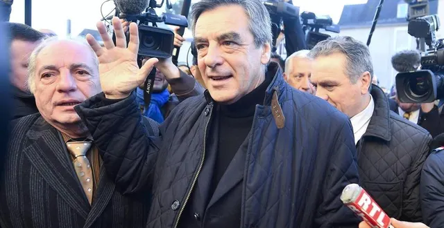 photo l’ascension du candidat à la présidentielle a été stoppée net par le scandale. &copy; archives le maine libre – hervé petitbon