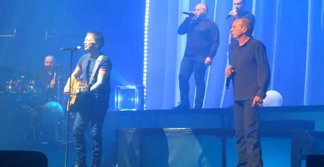 photo pendant près de trois heures, le groupe corse a chanté l’amour, la paix, l’espoir. &copy; co – eric albert