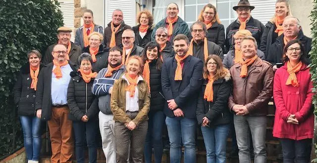 photo muriel fiez et ses colistiers (absents sur la photo : fabrice gascon, naïs matras, sébastien coutant, isabelle souchu, fabien david). &copy; le maine libre