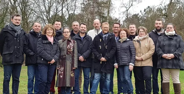 photo la liste conduite par laurent goupil, maire sortant. &copy; le maine libre