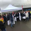 photo plus de 200 personnes ont débrayé devant le site de faurecia, à caligny.
