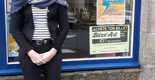 photo corinne, partenaire de l’opération, devant son salon corinne coiffure. &copy; ouest-france